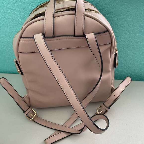 Marc New York Andrew Marc Light Pink Leather Backpack Purse NEW - Picture 6 of 10